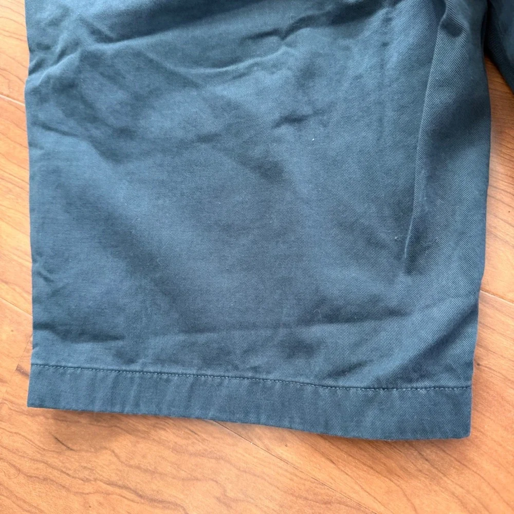 J. Crew Mens Chino Flat Front Shorts Size 31 Blue 100% Cotton Casual Preppy